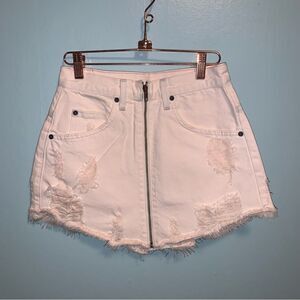 CARMAR Pink Denim Skirt size 26